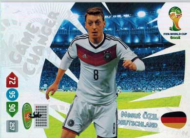 Game Changer, 2014 Adrenalyn World Cup #395 Mesut Özil