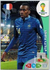 Utility Player, 2014 Adrenalyn World Cup #164 Blaise Matuidi