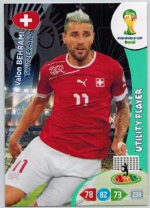 Utility Player, 2014 Adrenalyn World Cup #299 Valon Behrami
