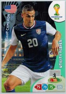 Utility Player, 2014 Adrenalyn World Cup #318 Geoff Cameron