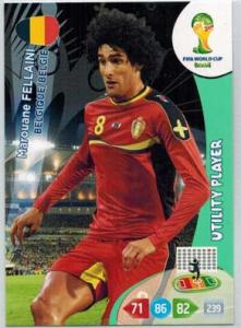 Utility Player, 2014 Adrenalyn World Cup #033 Marouane Fellaini