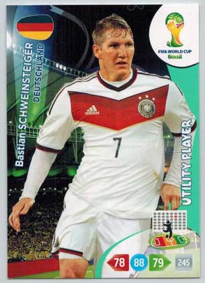 Utility Player, 2014 Adrenalyn World Cup #109 Bastian Schweinsteiger