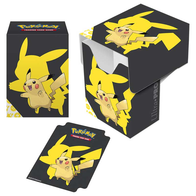 Pokémon Deck Box, Ultra Pro, Pikachu 2019 (With room for 80 sleeved cards)