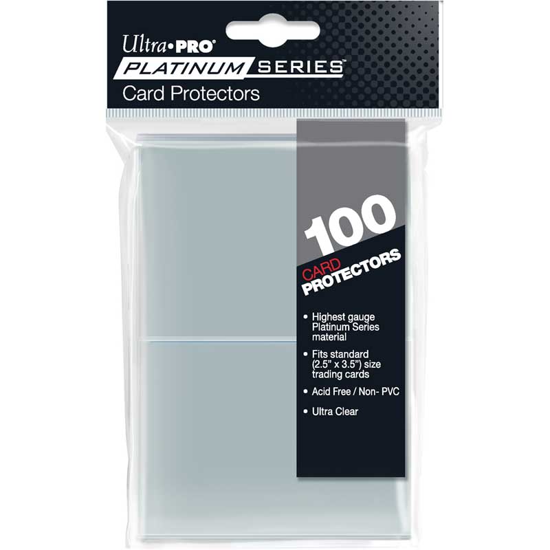 Platinum Series Card Protectors 2-1/2" X 3-1/2" (100 sleeves) (För "vanliga" samlarkort)