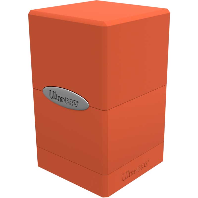 Satin Tower, Pumpkin Orange, Ultra Pro (Deck Box)