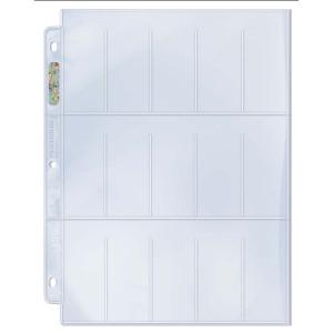 15-Pocket Platinum Page for Tobacco Cards [3.81x 6.35cm]