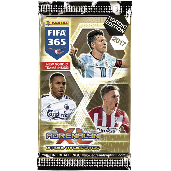 1 Pack, Nordic Edition Panini Adrenalyn XL FIFA 365, 2016-17