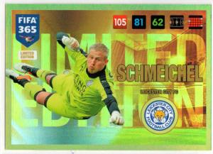 Schmeichel, Limited Edition, Panini Adrenalyn 365 2016-17