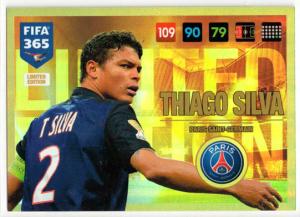 Thiago Silva, Limited Edition, Panini Adrenalyn 365 2016-17