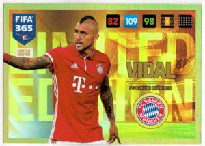 Vidal, Limited Edition, Panini Adrenalyn 365 2016-17