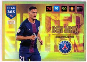 Ben Arfa, Limited Edition, Panini Adrenalyn 365 2016-17