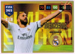Benzema, Limited Edition, Panini Adrenalyn 365 2016-17