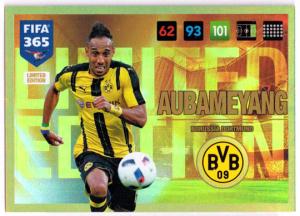 Aubmenyang, Limited Edition, Panini Adrenalyn 365 2016-17