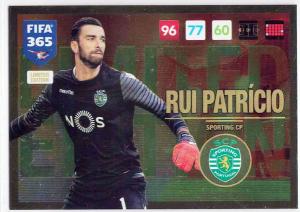 Rui Patricio, Limited Edition, Panini Adrenalyn 365 2016-17