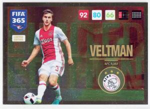 Veltman, Limited Edition, Panini Adrenalyn 365 2016-17
