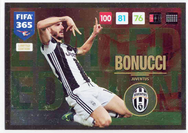 Bonucci, Limited Edition, Panini Adrenalyn 365 2016-17