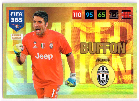 Buffon, Limited Edition, Panini Adrenalyn 365 2016-17