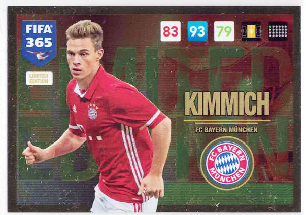 Kimmich, Limited Edition, Panini Adrenalyn 365 2016-17