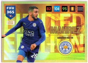 Mahrez, Limited Edition, Panini Adrenalyn 365 2016-17