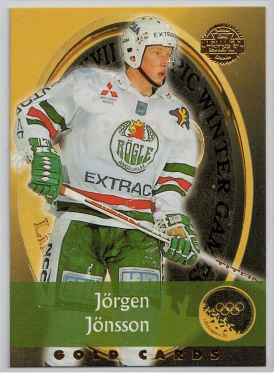 1994-95 Swedish Leaf Gold Cards #10 Jörgen Jönsson