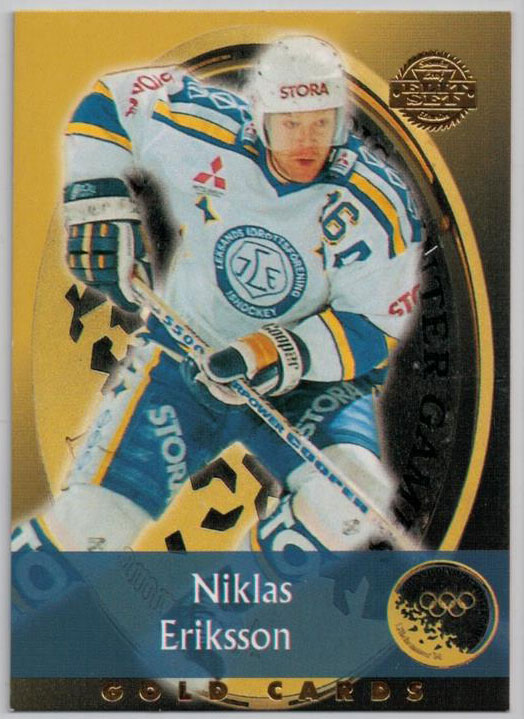 1994-95 Swedish Leaf Gold Cards #16 Niklas Eriksson
