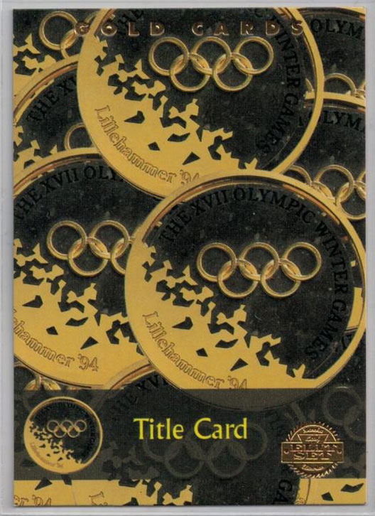 1994-95 Swedish Leaf Gold Cards #1 Title Card