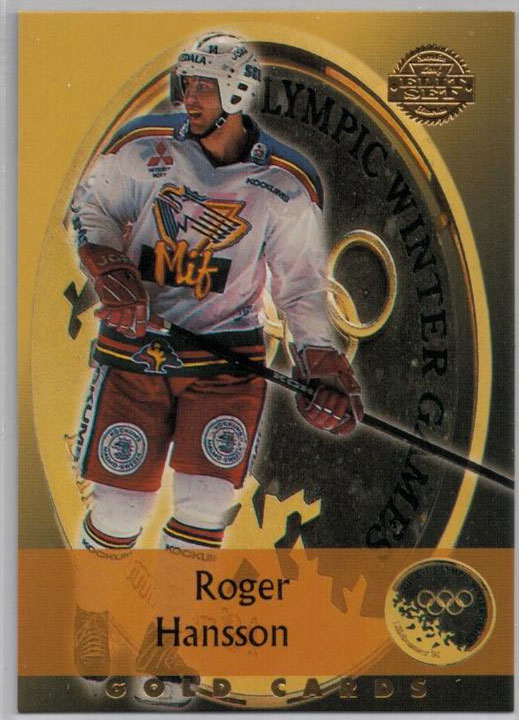 1994-95 Swedish Leaf Gold Cards #20 Roger Hansson