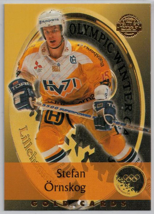1994-95 Swedish Leaf Gold Cards #22 Stefan Örnskog