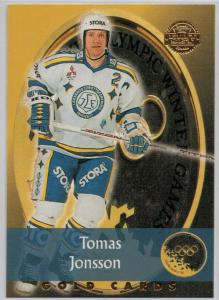 1994-95 Swedish Leaf Gold Cards #23 Tomas Jonsson