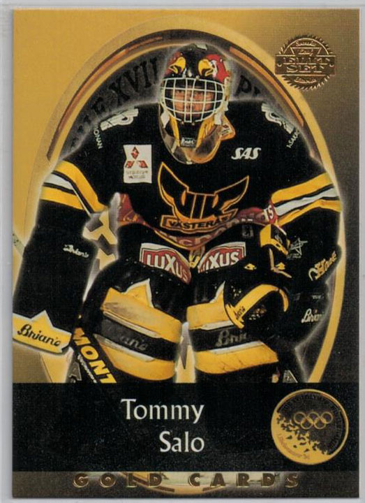 1994-95 Swedish Leaf Gold Cards #24 Tommy Salo