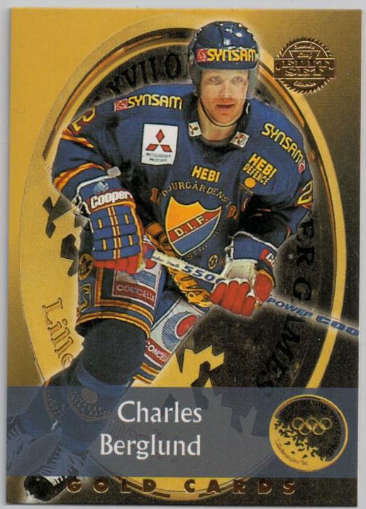 1994-95 Swedish Leaf Gold Cards #3 Charles Berglund