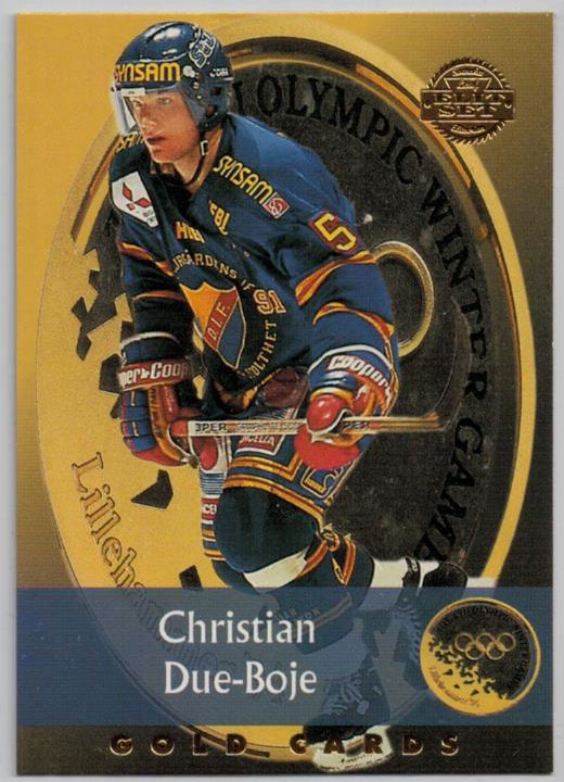 1994-95 Swedish Leaf Gold Cards #4 Christian Due-Boje