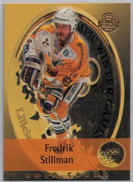 1994-95 Swedish Leaf Gold Cards #6 Fredrik Stillman