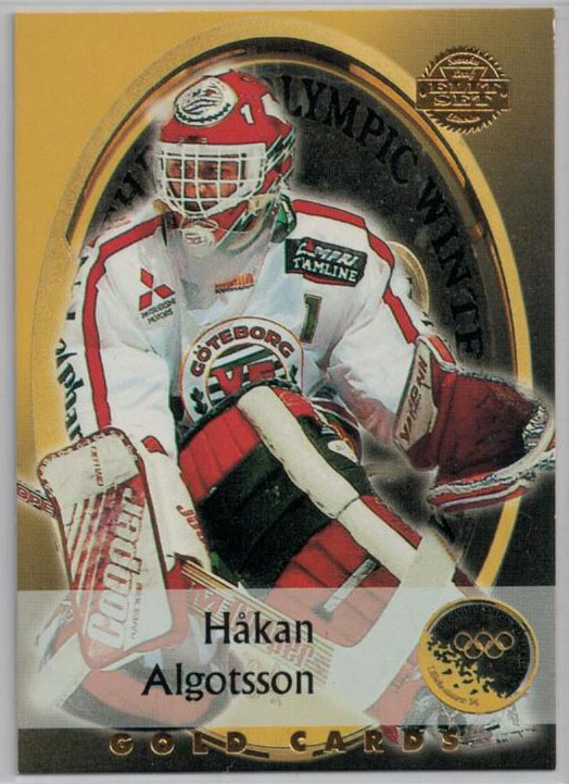 1994-95 Swedish Leaf Gold Cards #7 Håkan Algotsson