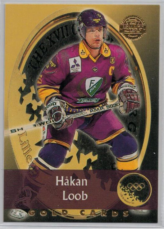 1994-95 Swedish Leaf Gold Cards #8 Håkan Loob