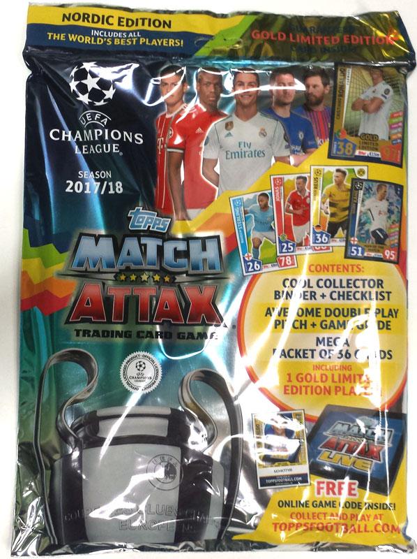 Startpaket 2017-18 Topps Match Attax Champions League (Nordic Edition)