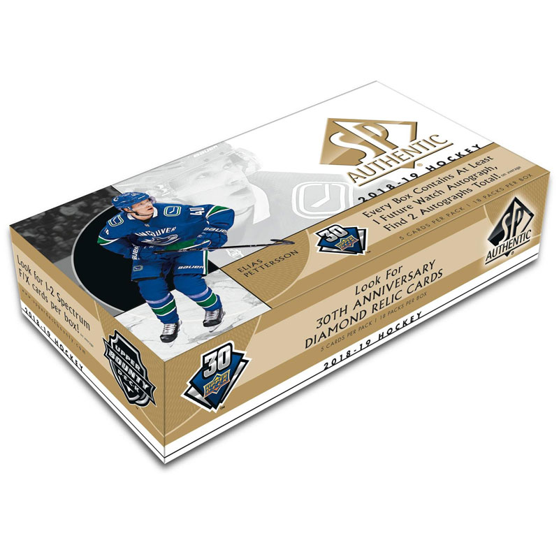 Hel Box 2018-19 Upper Deck SP Authentic