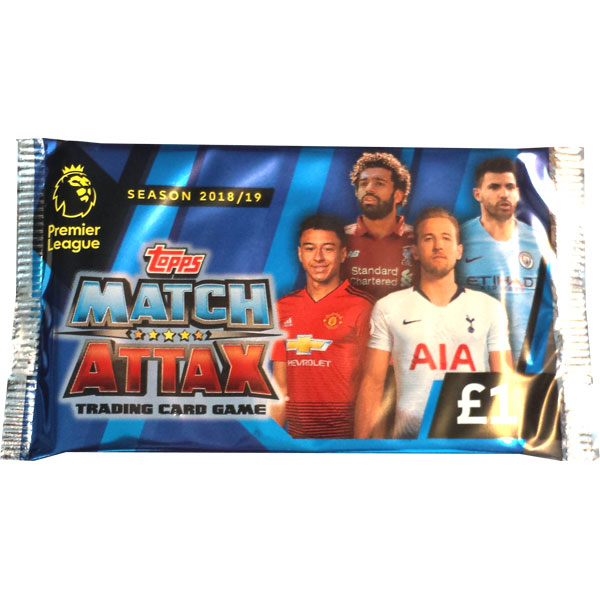 1st Paket (7 kort) 2018-19 Topps Match Attax Engelska ...