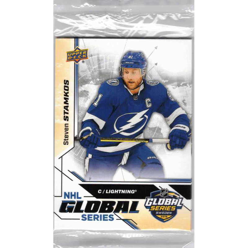 1 Pack (cello pack) 2019-20 Upper Deck MVP Global Series (From Global Series Blaster)