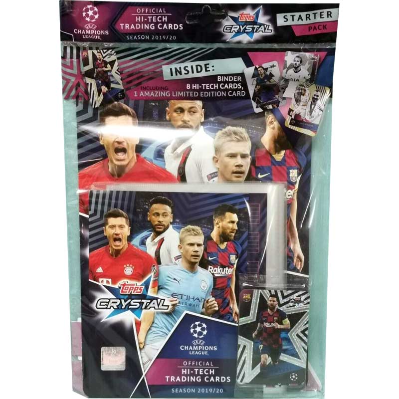 1 Starter Pack 2019-20 Topps Crystal Champions League