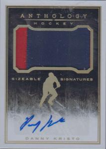 Danny Kristo - 2015-16 Panini Anthology Sizeable Jersey Signatures Prime #23 /99
