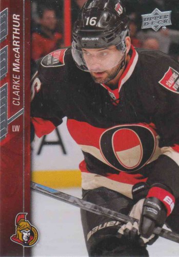 Clarke MacArthur 2015-16 Upper Deck #132 - Ottawa Senators