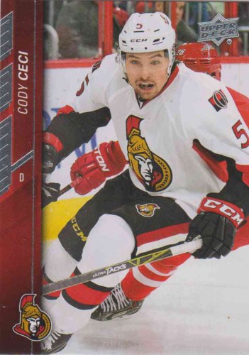 Cody Ceci 2015-16 Upper Deck #133 - Ottawa Senators
