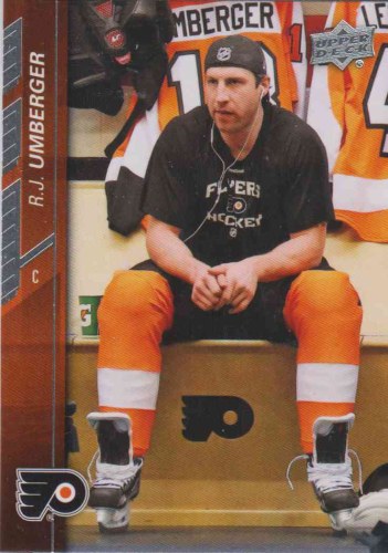 R.J. Umberger 2015-16 Upper Deck #142 - Philadelphia Flyers