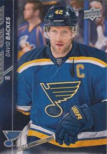 David Backes 2015-16 Upper Deck #159 - St. Louis Blues