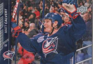 Matt Calvert 2015-16 Upper Deck #54 - Columbus Blue Jackets