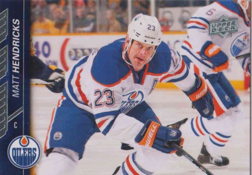 Matt Hendricks 2015-16 Upper Deck #74 - Edmonton Oilers