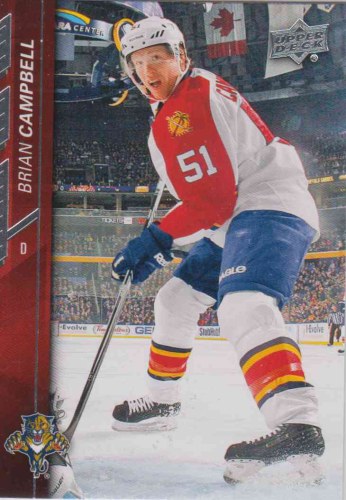 Brian Campbell 2015-16 Upper Deck #77 - Florida Panthers