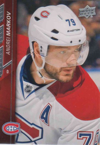 Andrei Markov 2015-16 Upper Deck #95 - Montreal Canadiens
