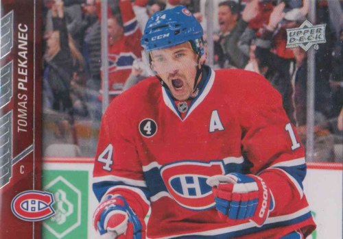 Tomas Plekanec 2015-16 Upper Deck #96 - Montreal Canadiens